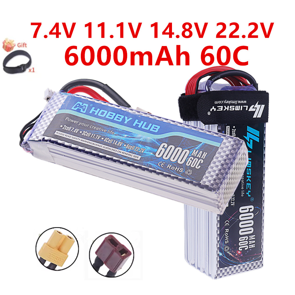 4S Lipo Battery 14.8V 6000Mah - Akumulator Lipo 2S 3S 4S 6S