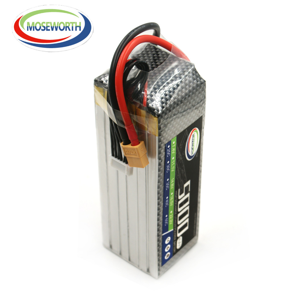 6S Lipo Battery 22.2V 5000Mah - 6S 22.2V 5000mAh 60C RC zabawka