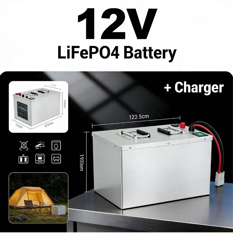 Lifepo4 12V 100Ah Bms Bluetooth - Akumulator LiFePO4 12V 24V 48V 100Ah-280Ah