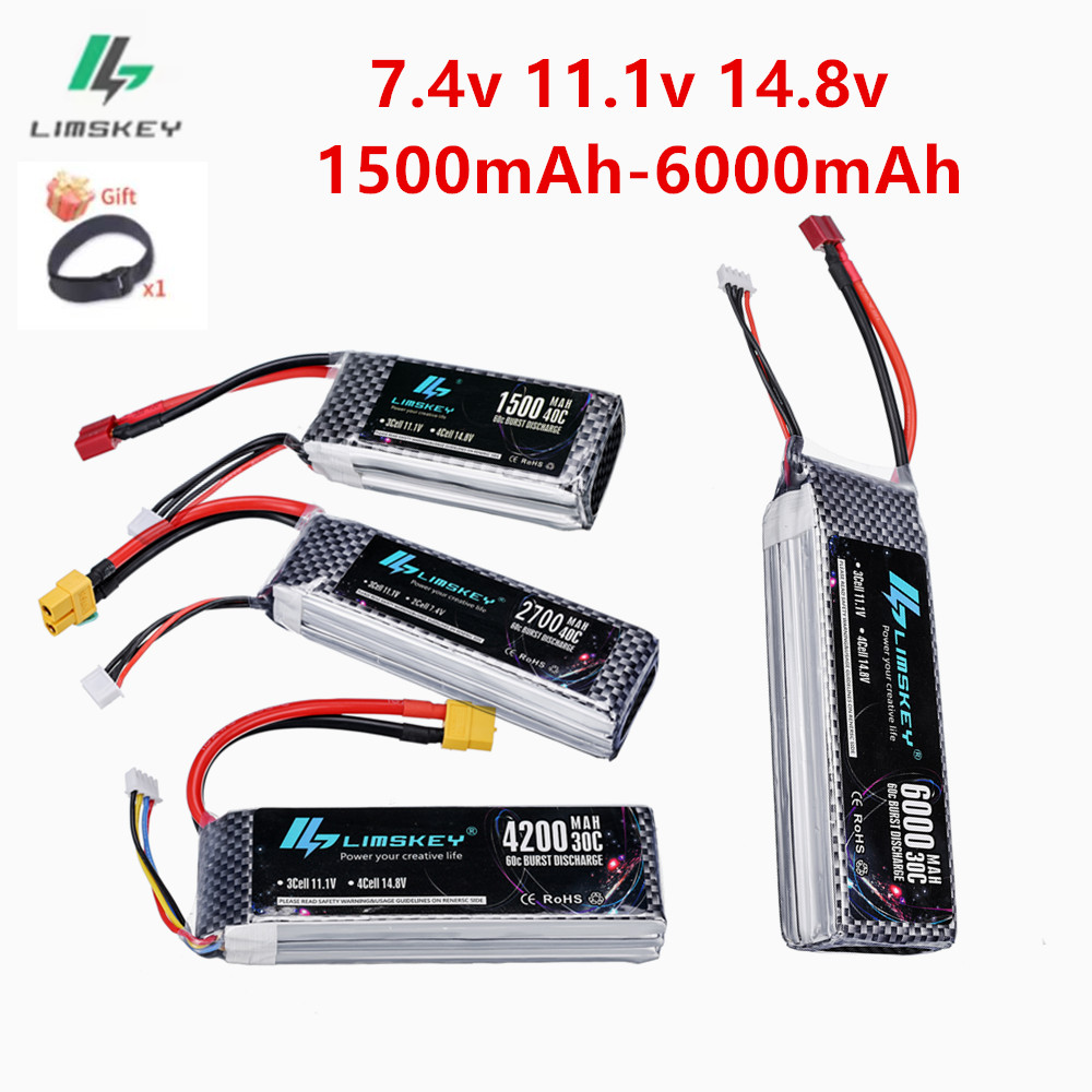 4S Lipo Battery 14.8V 6000Mah - Akumulator Lipo 2S 3S 4S 7.4V
