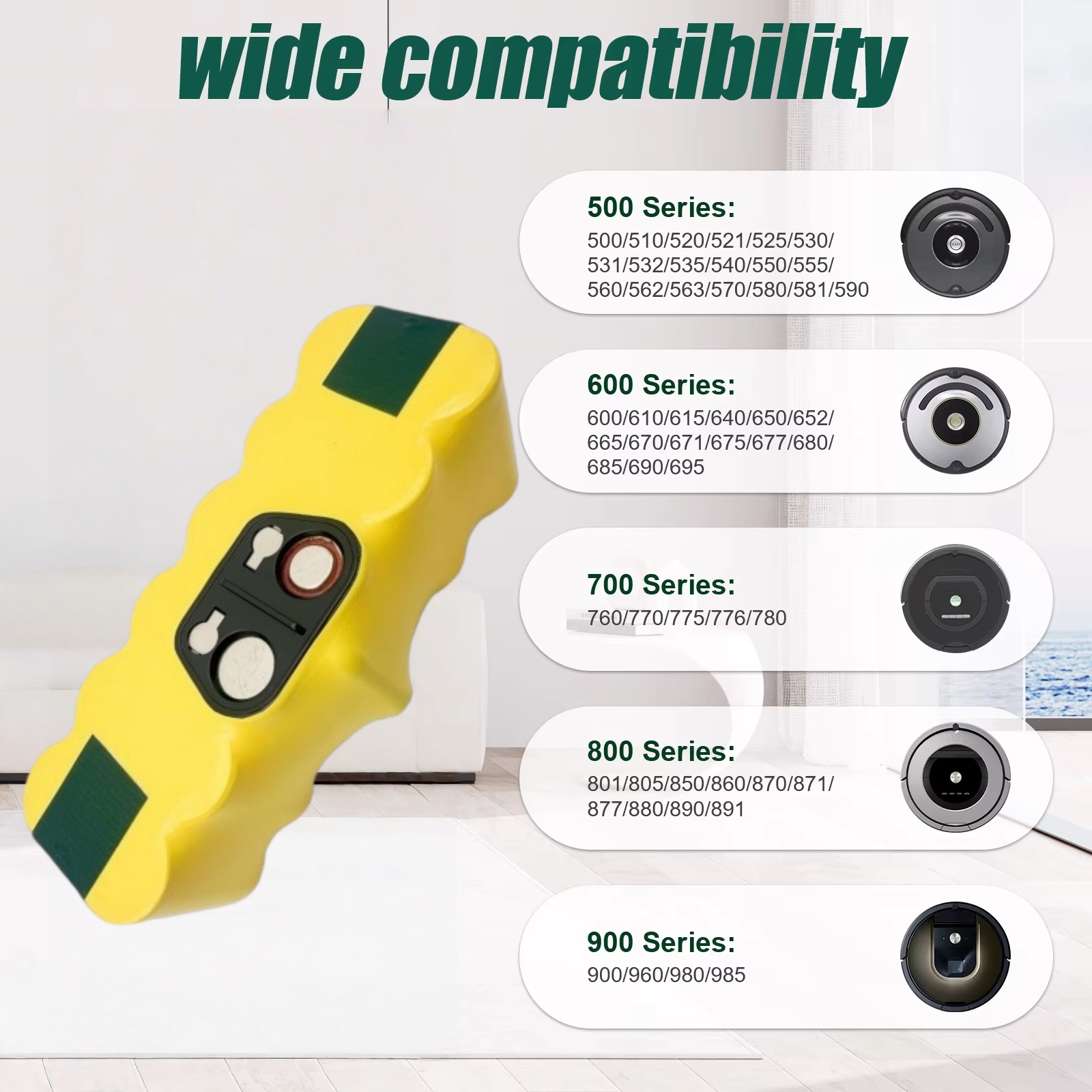 Bateria do IRobot Roomba 5000m – 4S Lipo Battery 14.8V 6000Mah recenzja i cena