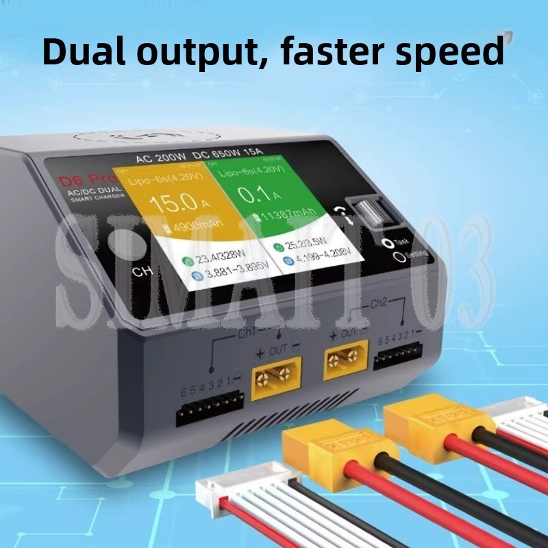 Inteligentna ładowarka do bala – Hota D6 Pro Dual Lipo Charger recenzja i cena