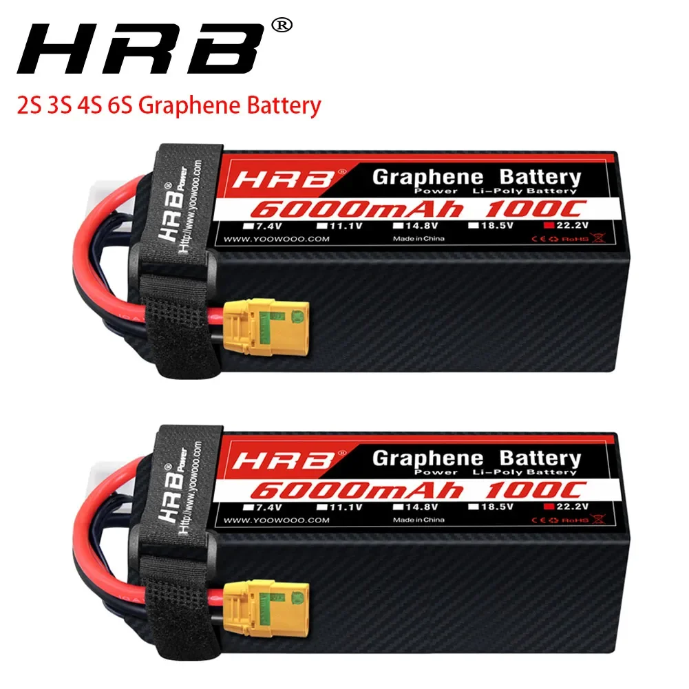 2PC Bateria grafenowa 2S 3S 4S – 6S Lipo Battery 22.2V 5000Mah recenzja i cena