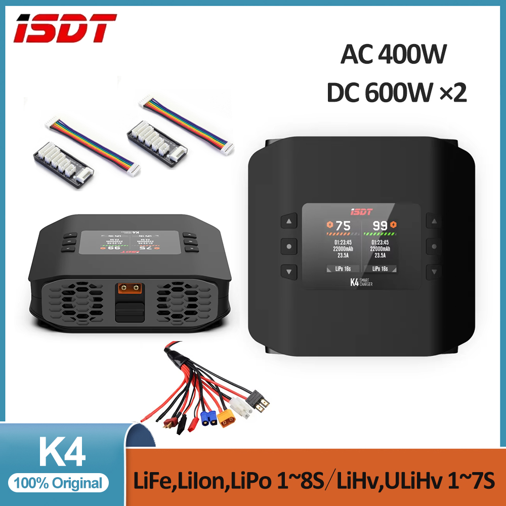 Ładowarka inteligentna ISDT K4 – Isdt K4 Dual Lipo Charger recenzja i cena