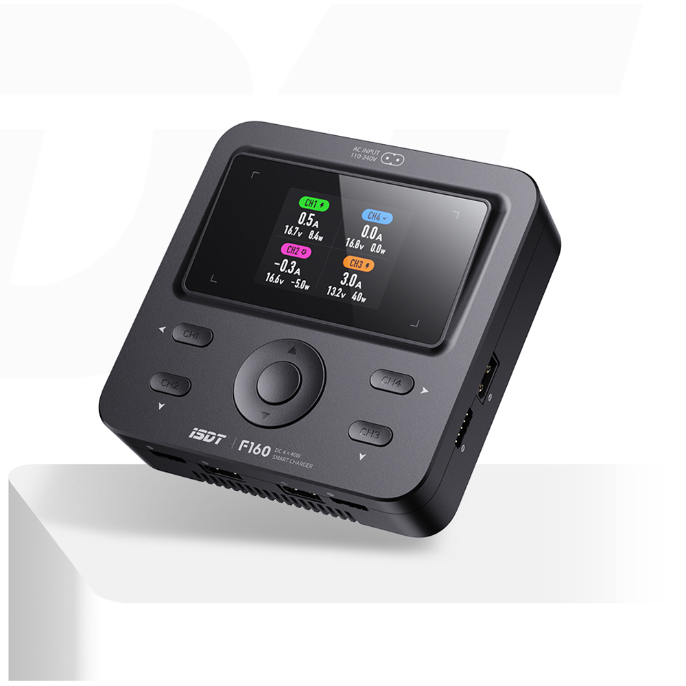 ISDT F160 4-kanałowa inteligen – Toolkitrc M6Dac Smart Charger recenzja i cena
