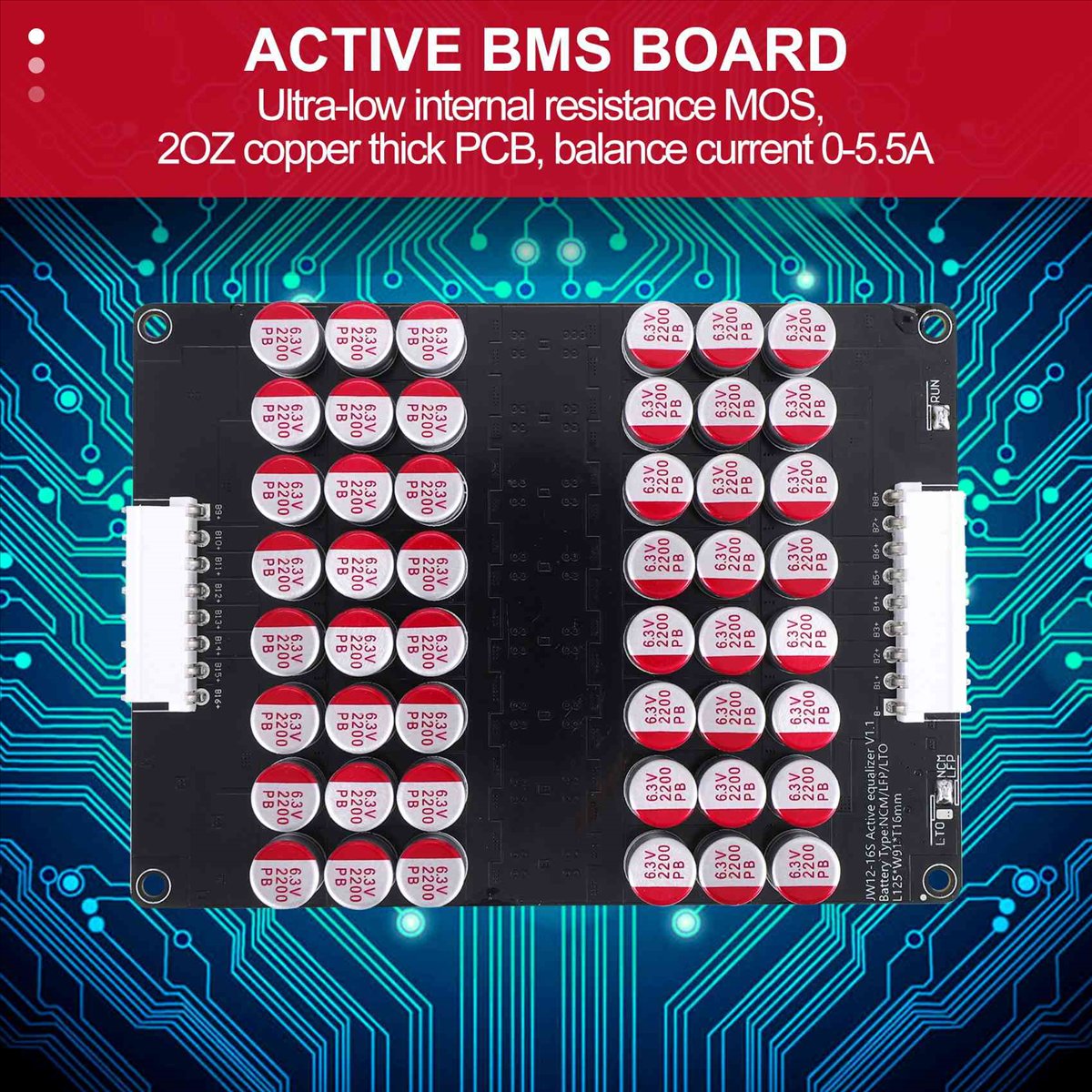 JEDNODZIENNIOWY BALANSER AKTYW – 12S Lipo Battery Balancing Board recenzja i cena